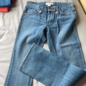Armani exchange size 4 low rise boot cut jeans